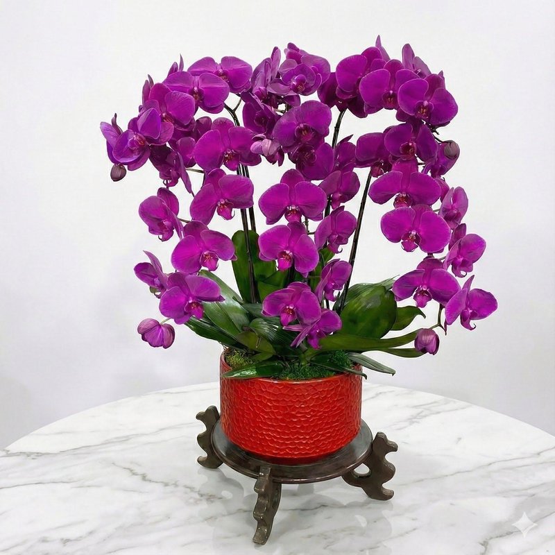 NH-250-001 CNY Flower 新春兰花